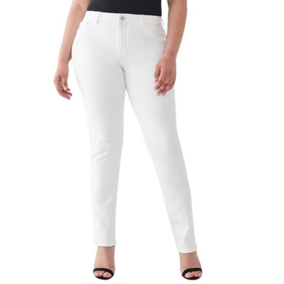 DL 1961 Midrise Curvy Straight white jeans size 29 - Picture 3 of 12
